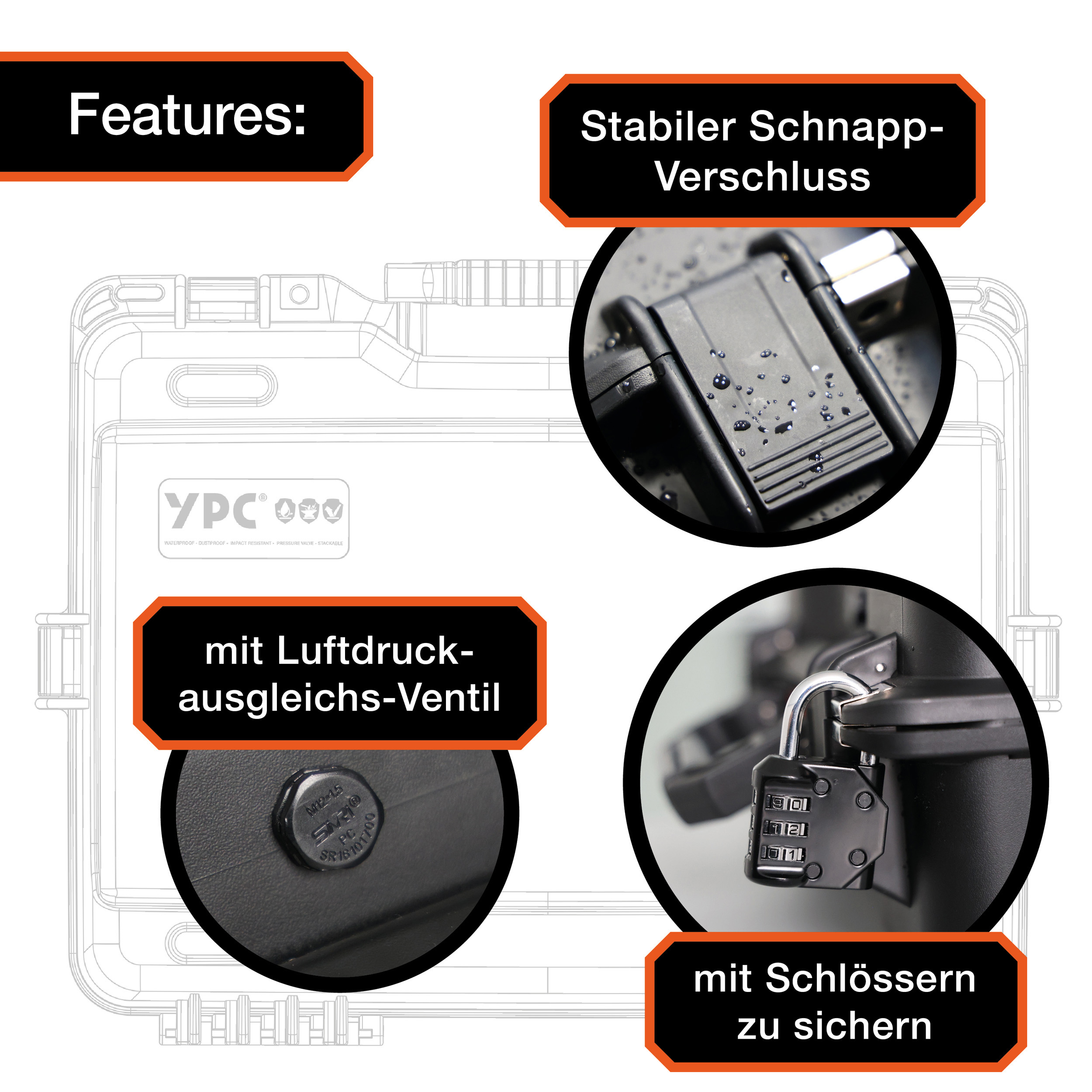 Xplorer Case XL mit Würfelschaum