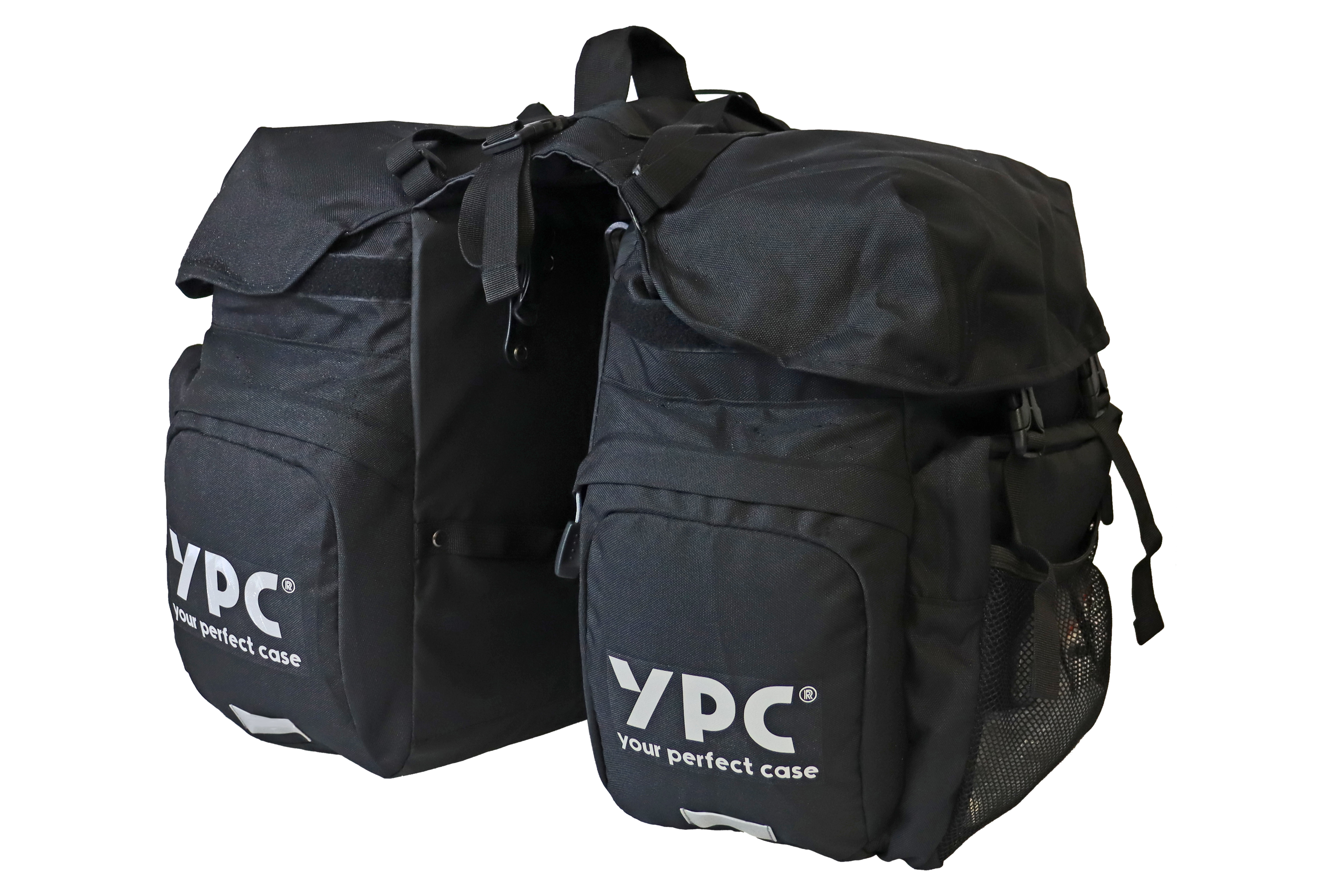 "Outrider" Fahrradtasche für Gepäckträger XL, 42L, wasserabweisend, 50x35x35cm, schwarz
