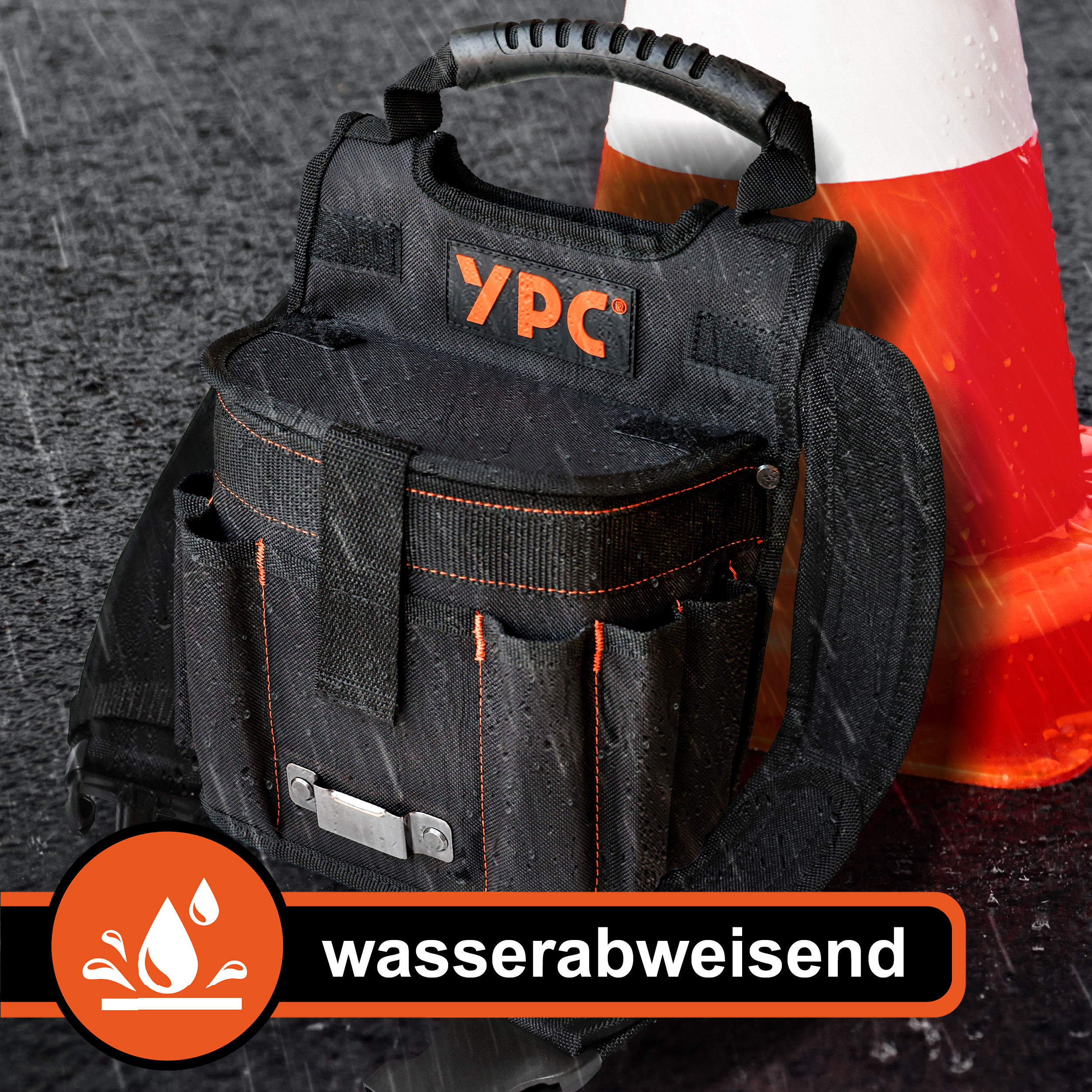 "Rapid" Gürteltasche XXL, Schwarz, 29x20x13cm, 5 kg Tragkraft