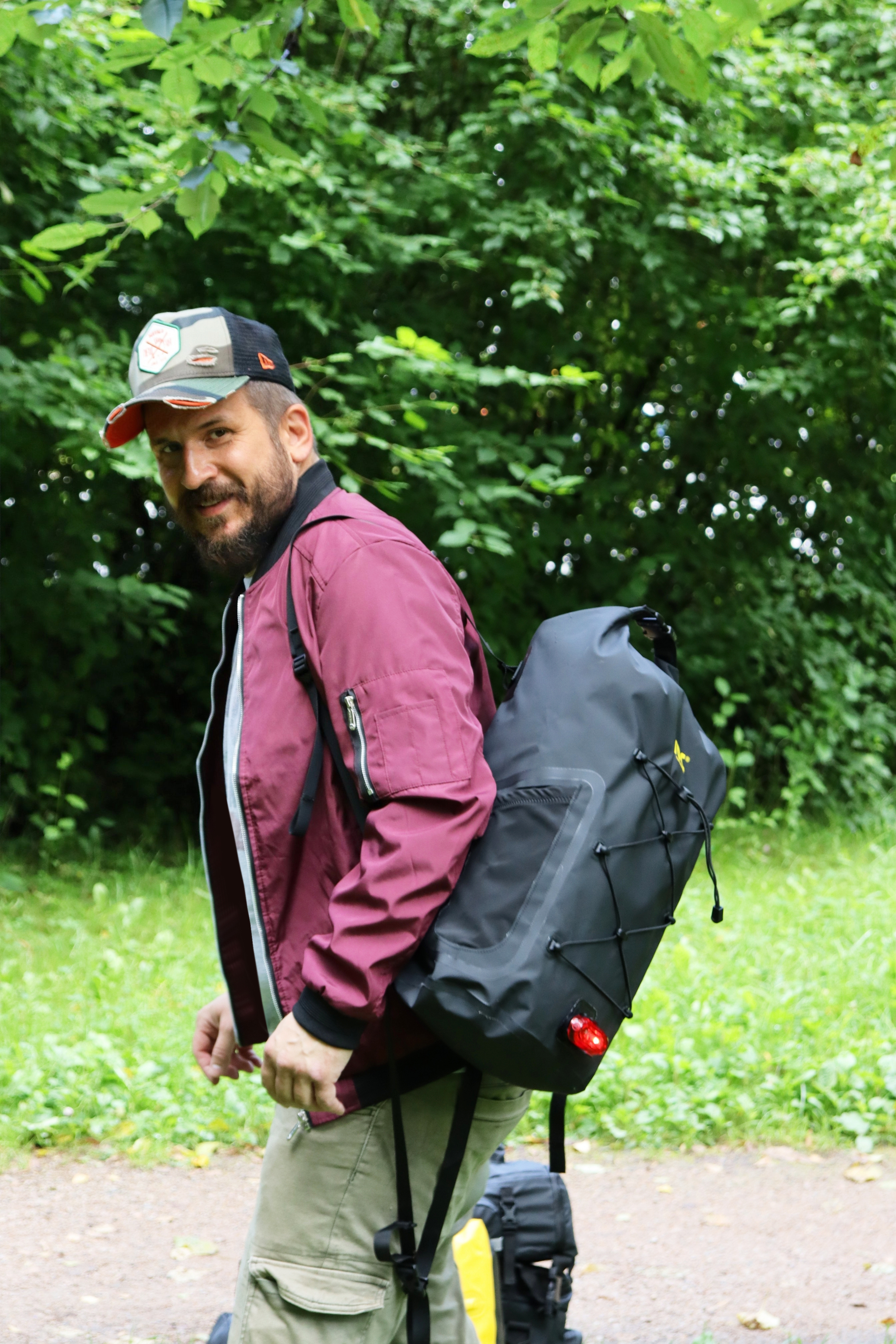 "Wayfarer" Outdoor Rucksack wasserdicht XL, 25L, Rolltop, 55x30x20 cm, schwarz "Wayfarer" Outdoor Rucksack wasserdicht XL, 25L, Rolltop, 55x30x20 cm, schwarz
