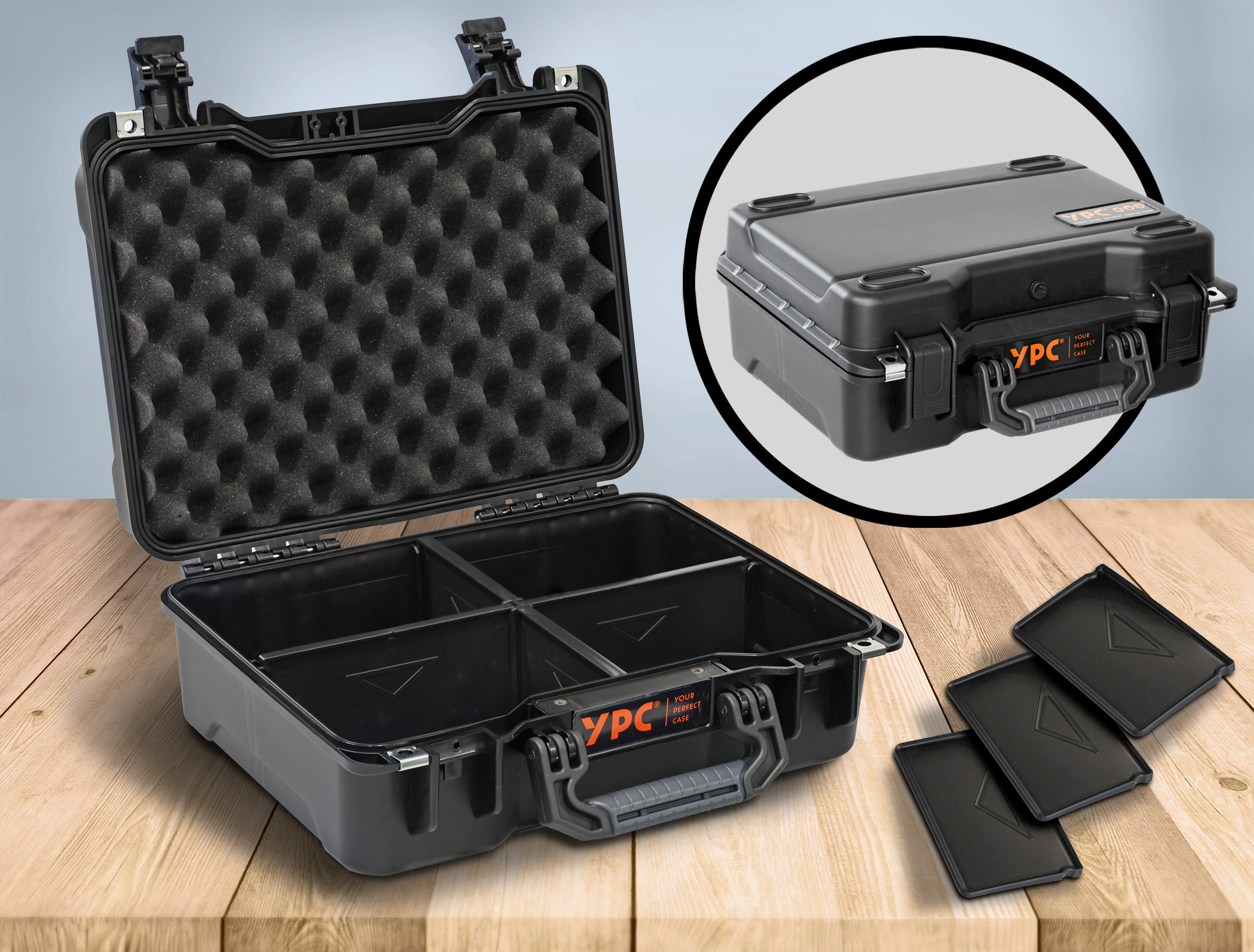 Xplorer Case M with plastic dividers