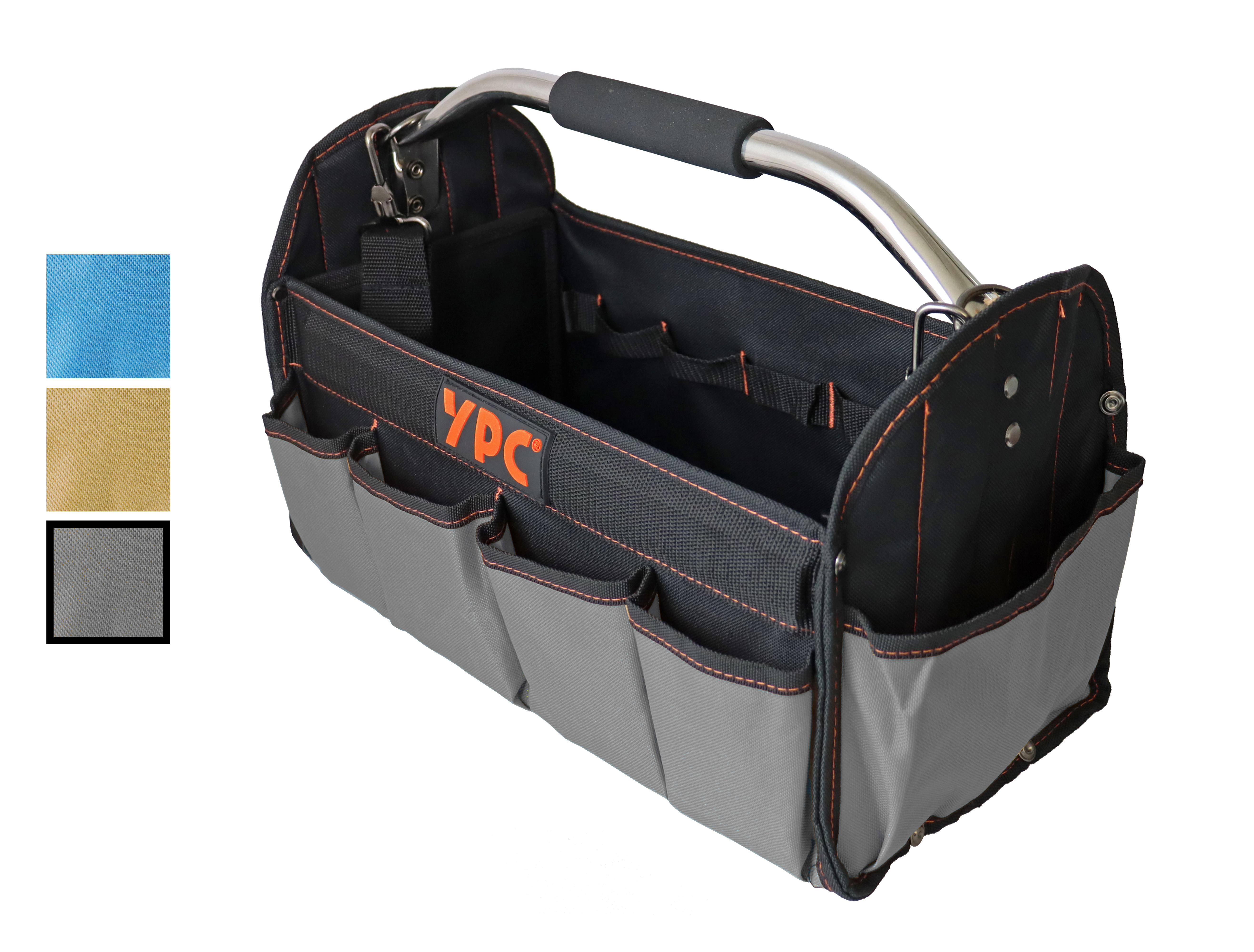 "Carrier" tool basket XL, grey-black, 40.5x30x19.5cm, 20 kg load capacity