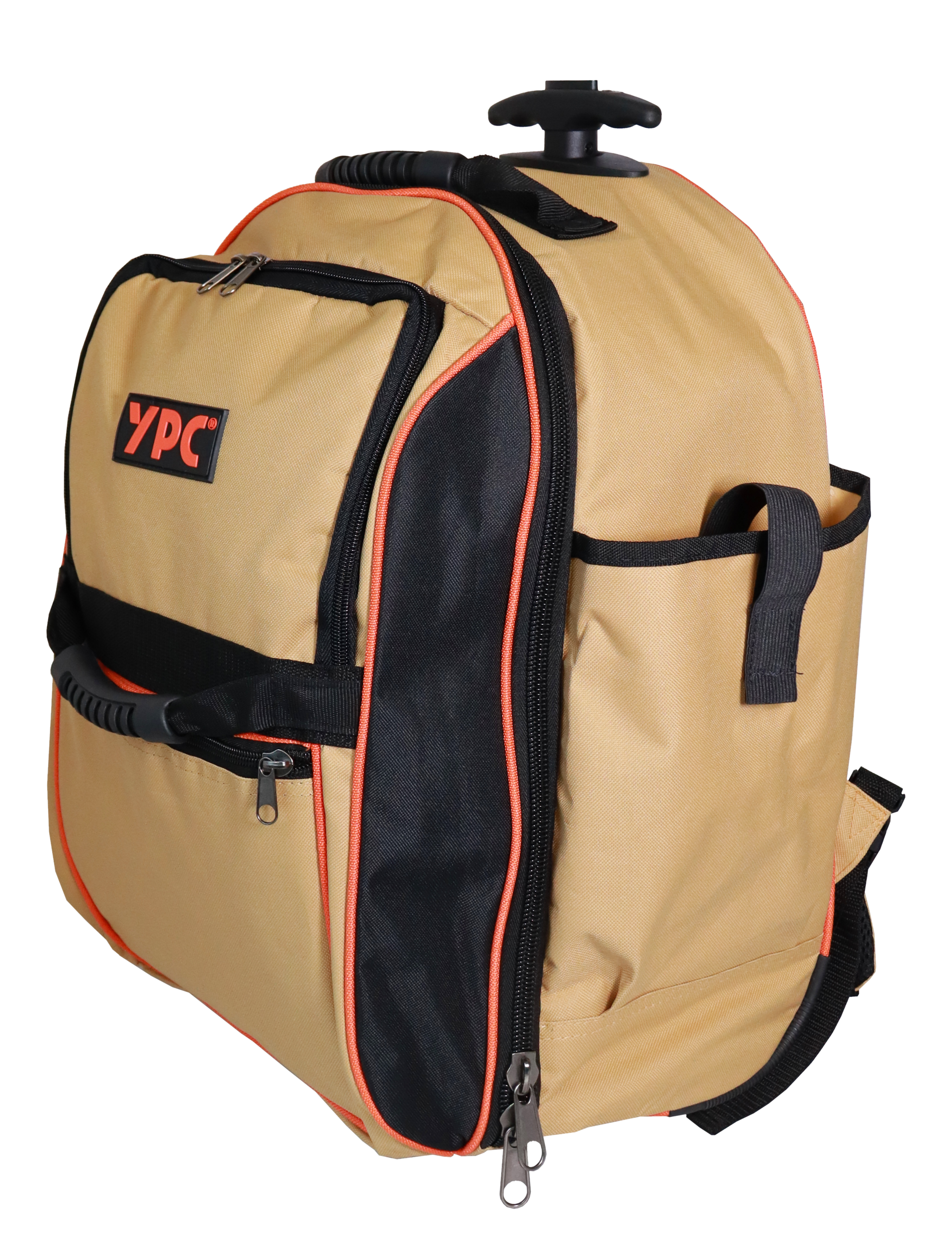 "Juggernaut" trolley tool backpack XXL, sand-black, 54x36x25cm, 15 kg load capacity
