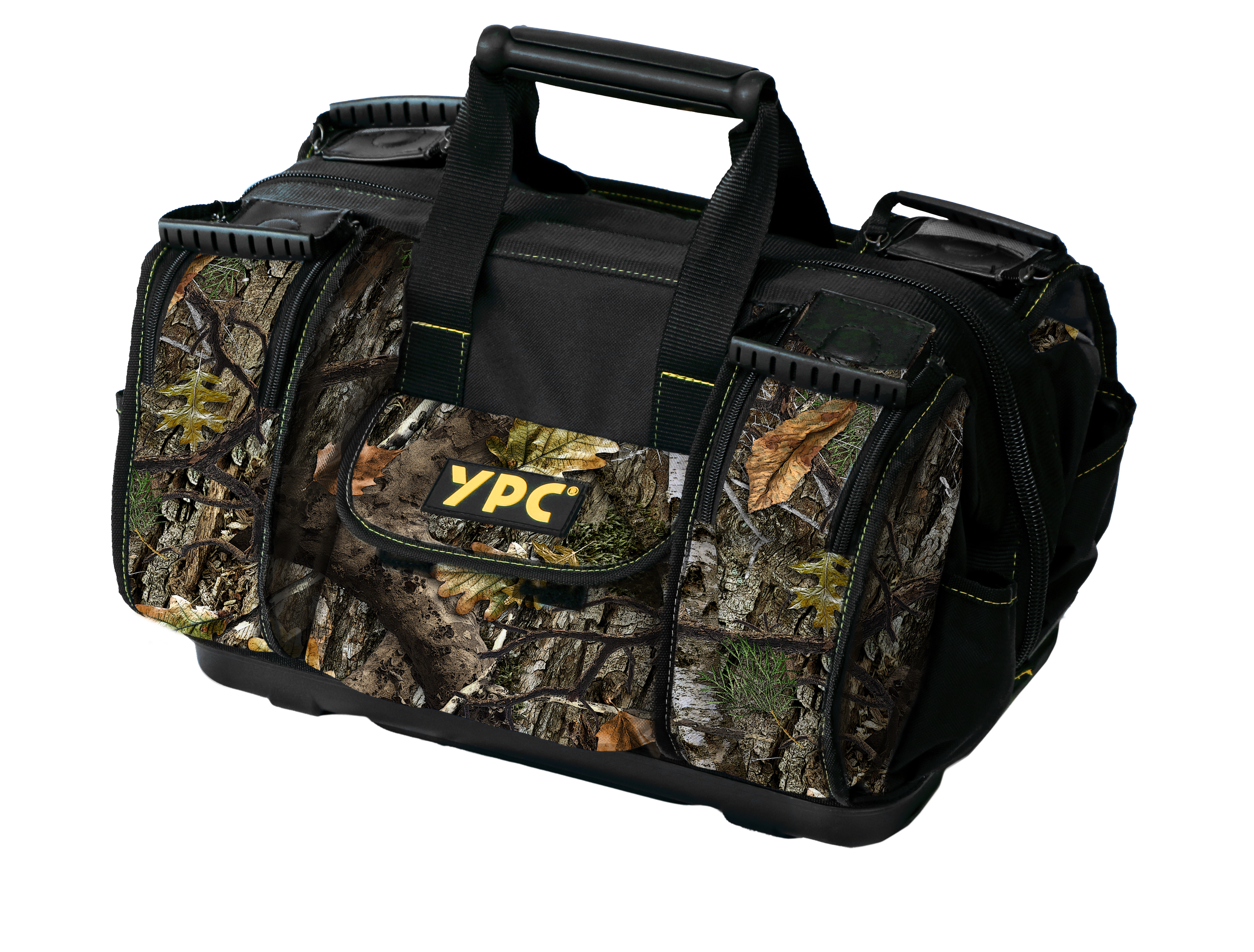 "Enforcer" outdoor bag XXL, camouflage-black, 42x30x25cm, 20 kg load capacity