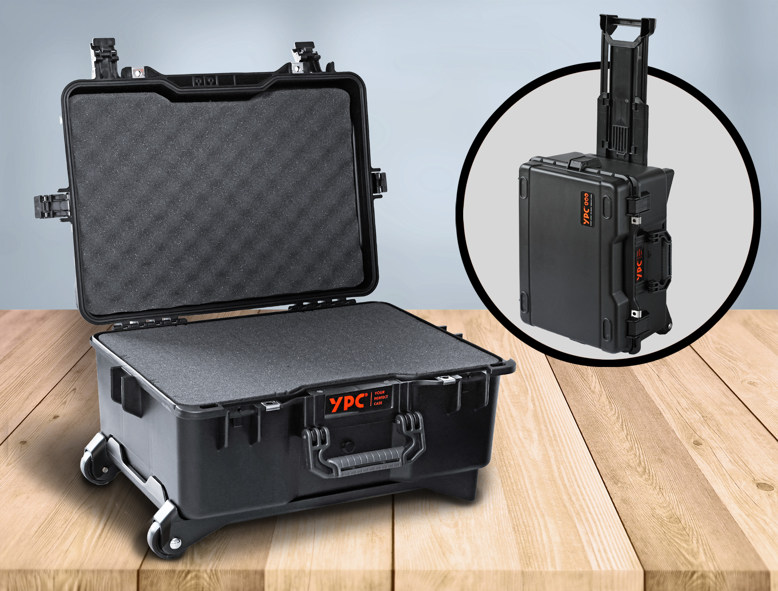 Xplorer Case XXL with cube foam and trolley