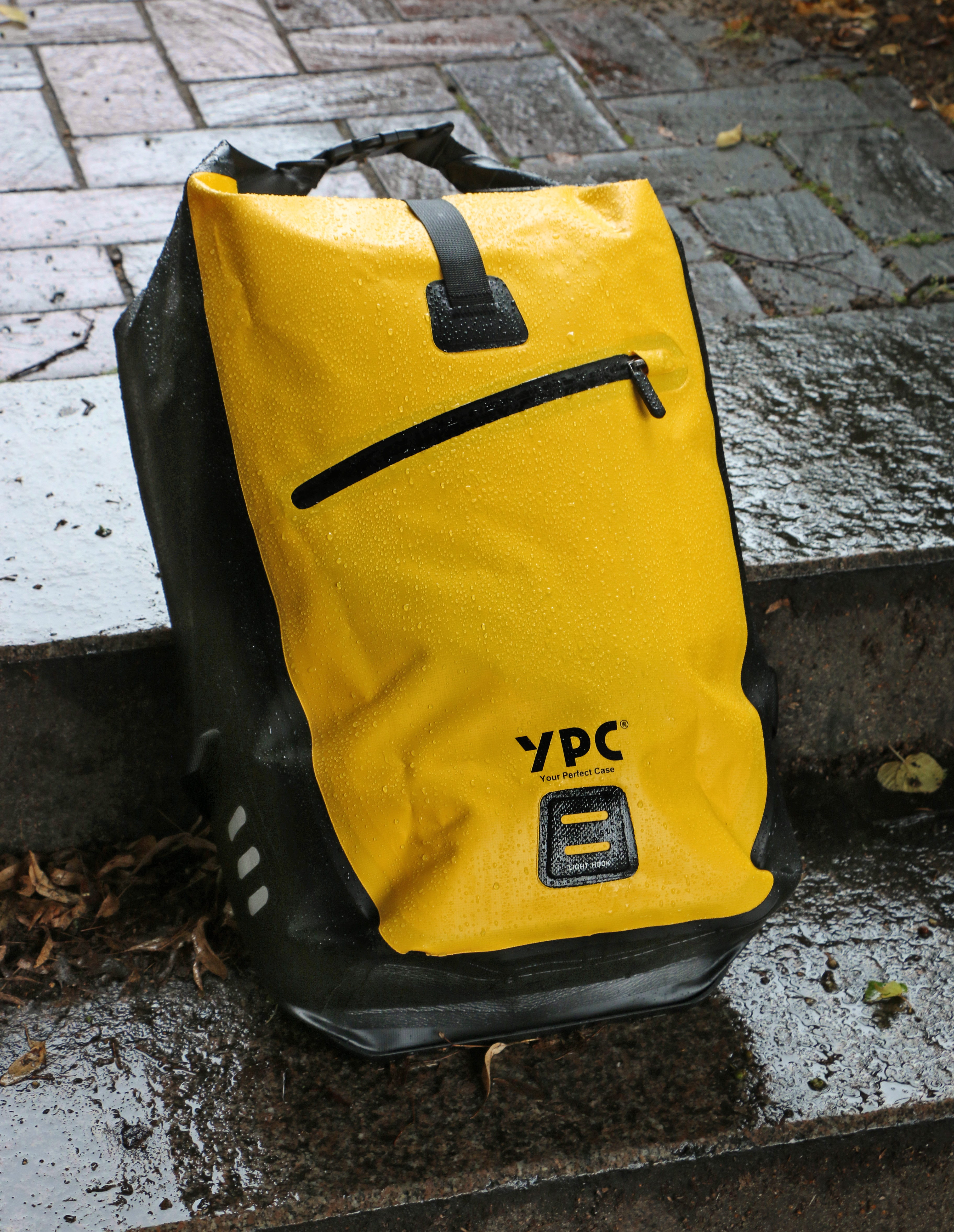 "Traveller" Fahrradtasche für Gepäckträger XL, 27L, wasserdicht, Rolltop, 55x35x20cm, gelb "Traveller" Fahrradtasche für Gepäckträger XL, 27L, wasserdicht, Rolltop, 55x35x20cm, gelb