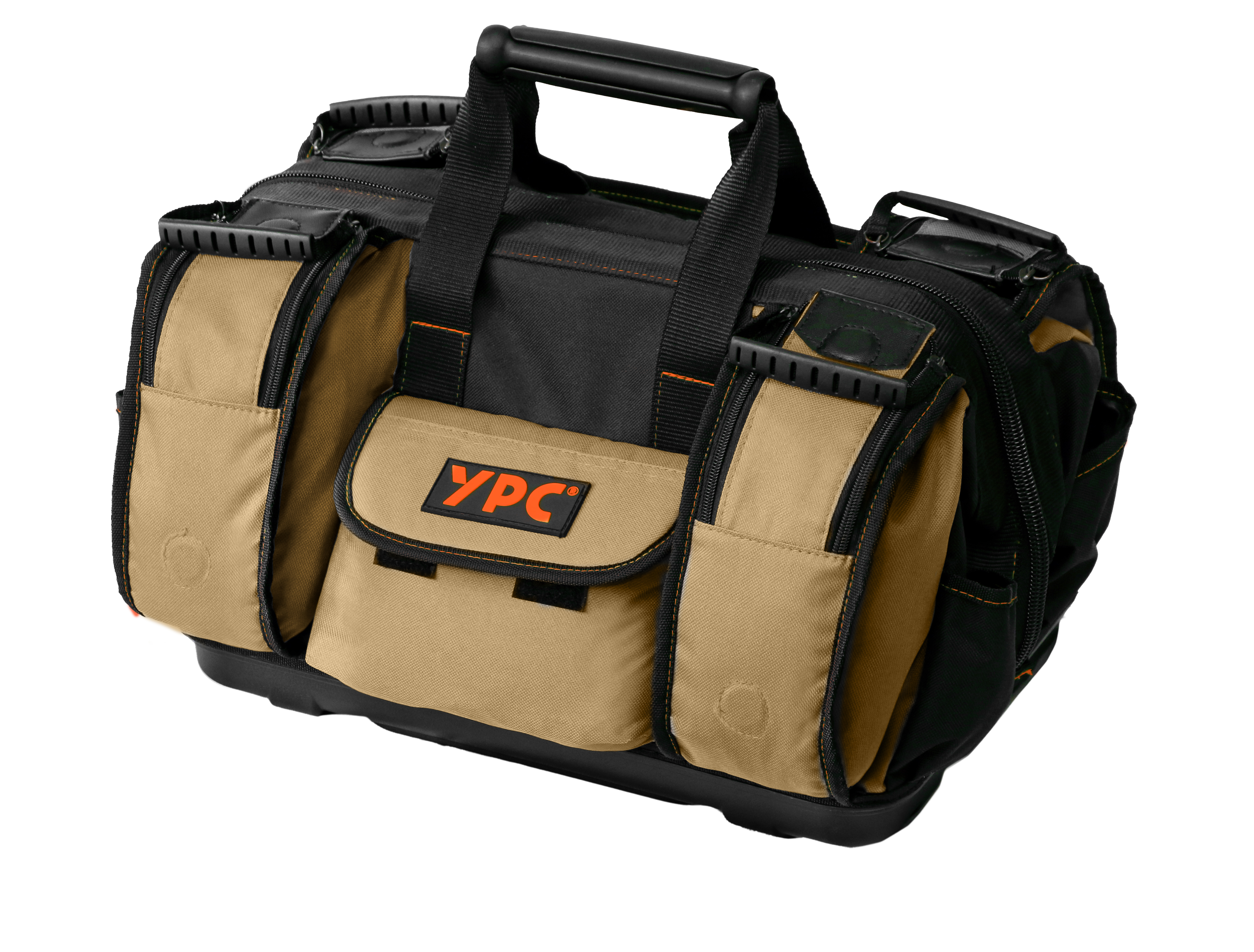 "Craftsman" tool bag XXL, sand-black, 42x30x25cm, 20 kg load capacity