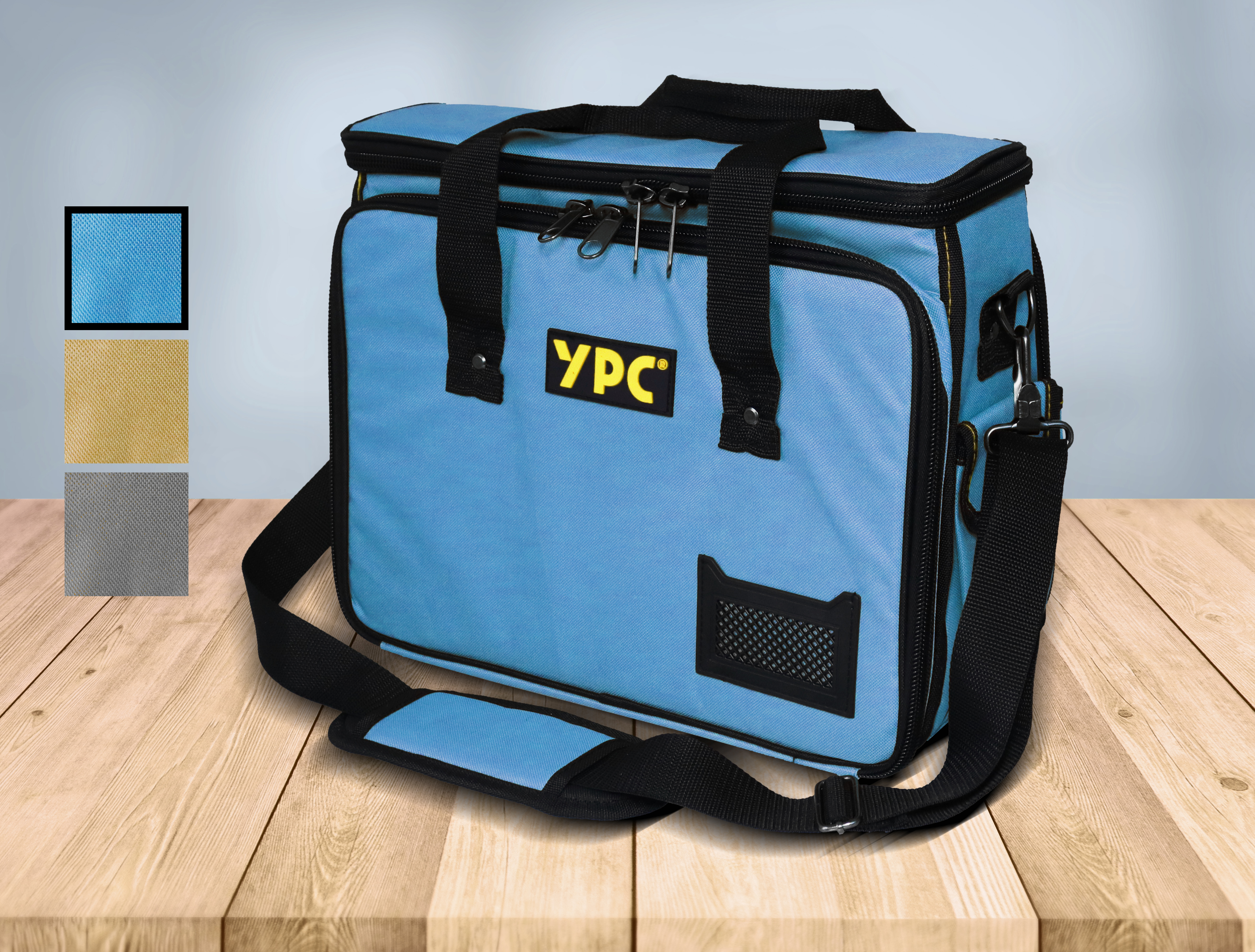 "Operator" tool bag XL, blue-black, 40x32x20cm, 20 kg load capacity