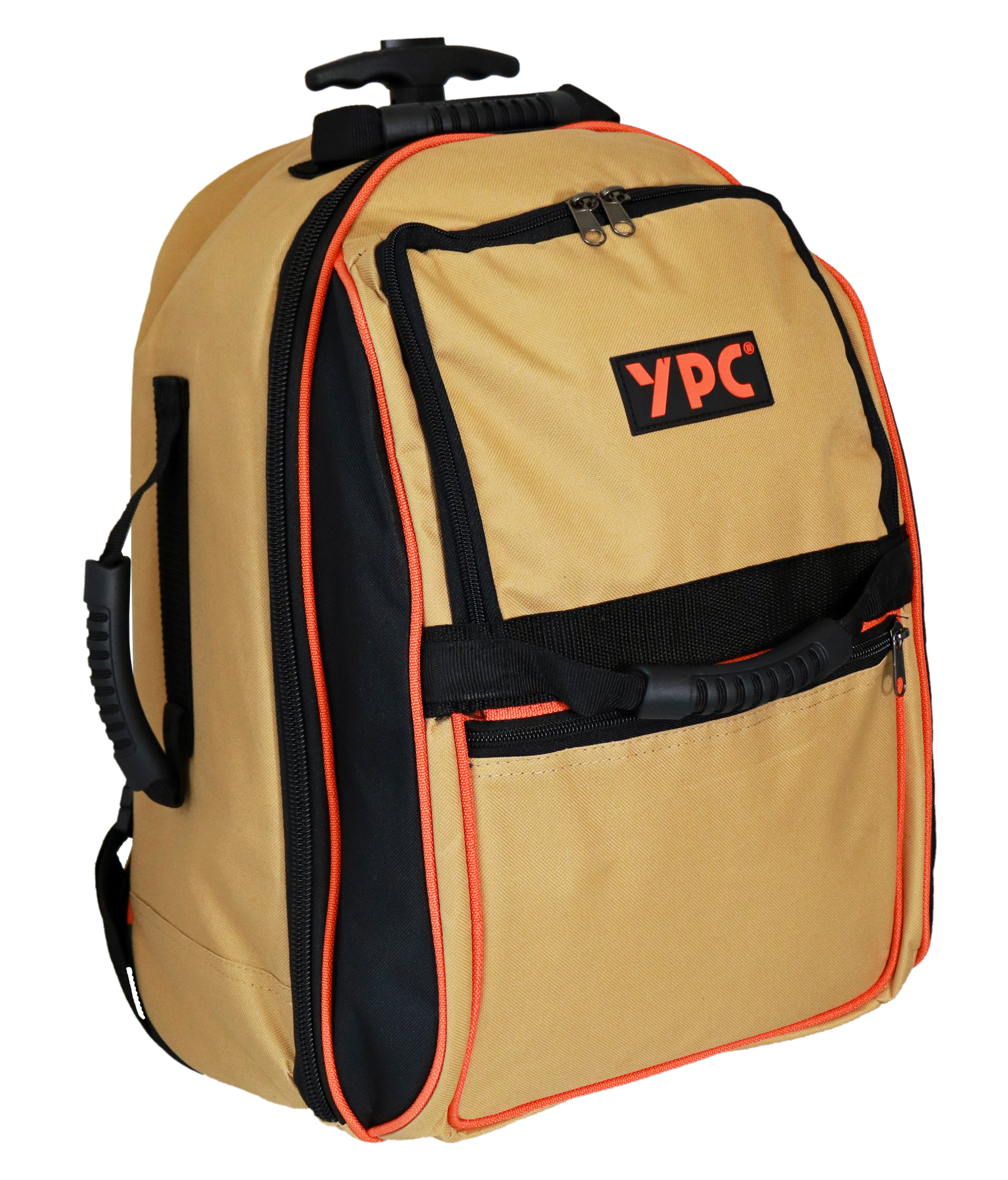 "Juggernaut" trolley tool backpack XXL, sand-black, 54x36x25cm, 15 kg load capacity