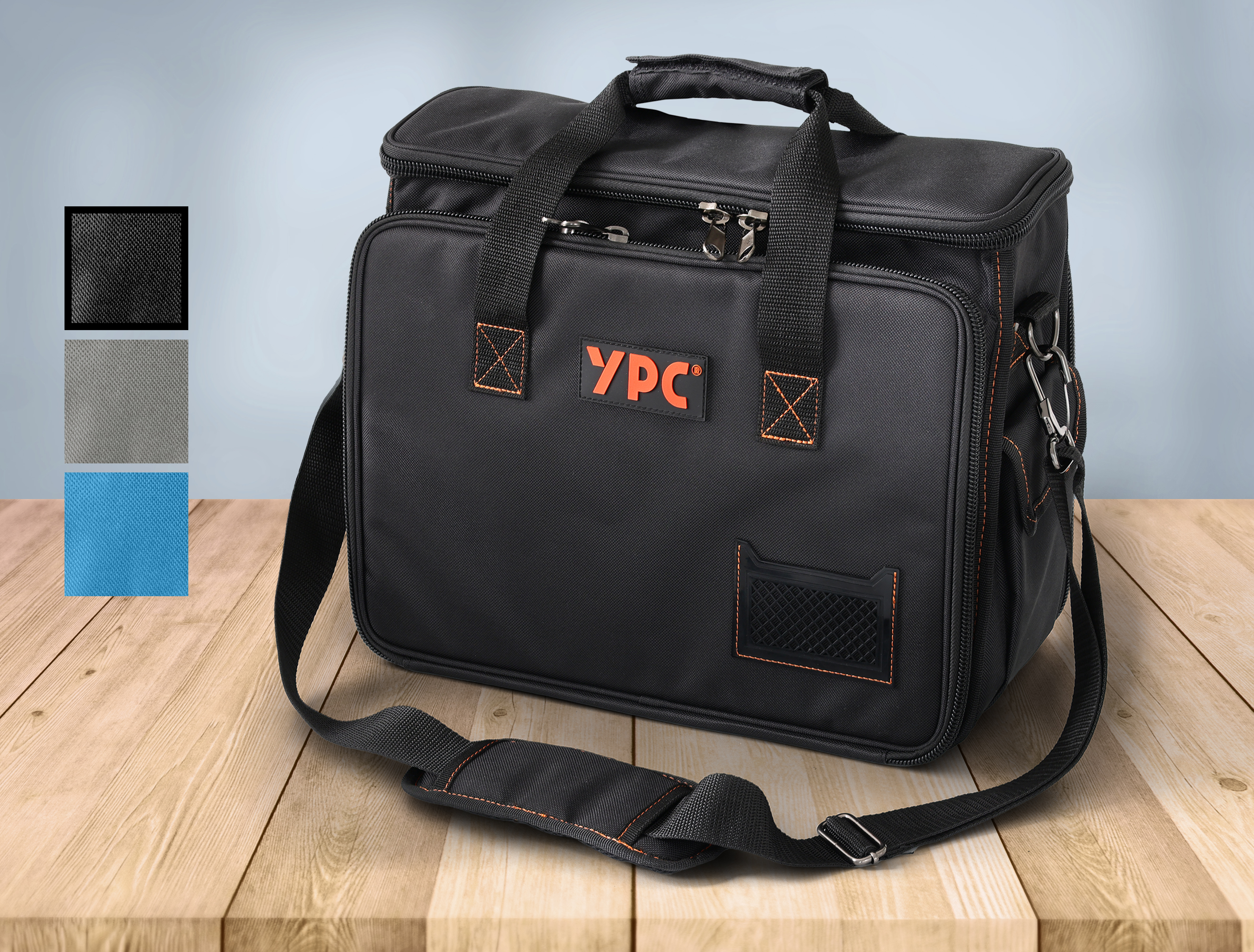 "Operator" Werkzeugtasche XL, Schwarz, 40x32x20cm, 20 kg Tragkraft