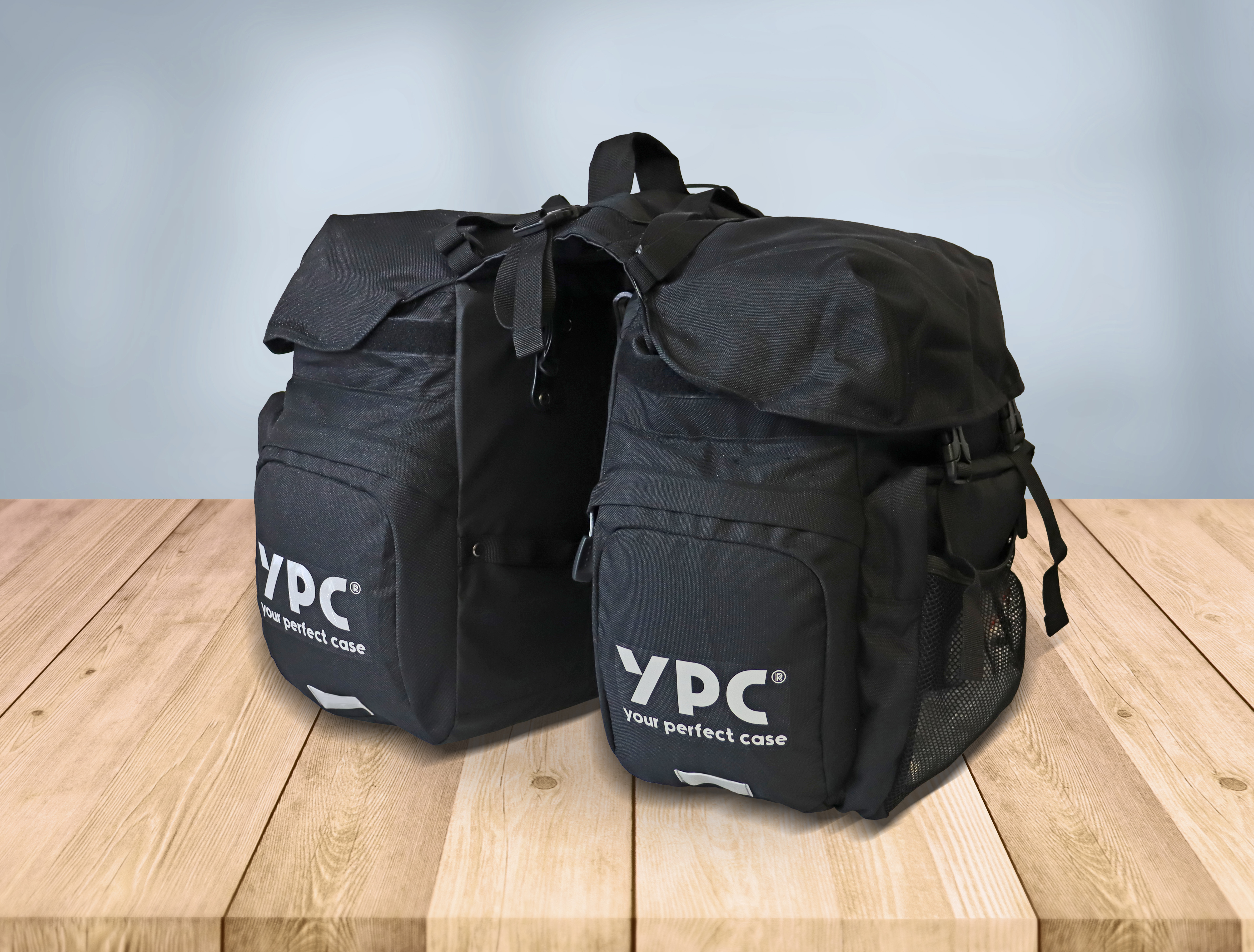 "Outrider" Fahrradtasche für Gepäckträger XL, 42L, wasserabweisend, 50x35x35cm, schwarz