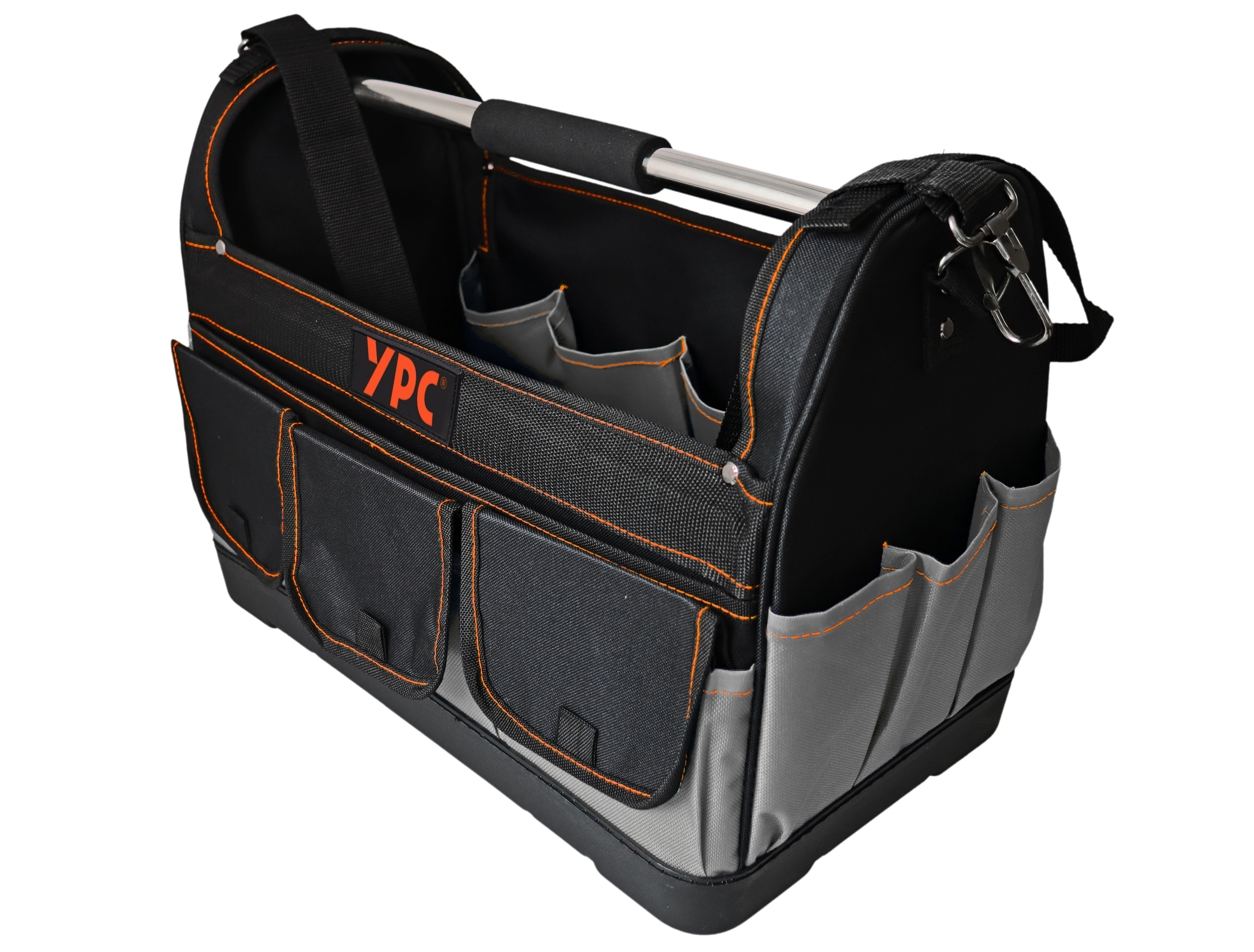 "Pioneer" tool basket XXL, grey-black, 45x35x23cm, 20 kg load capacity