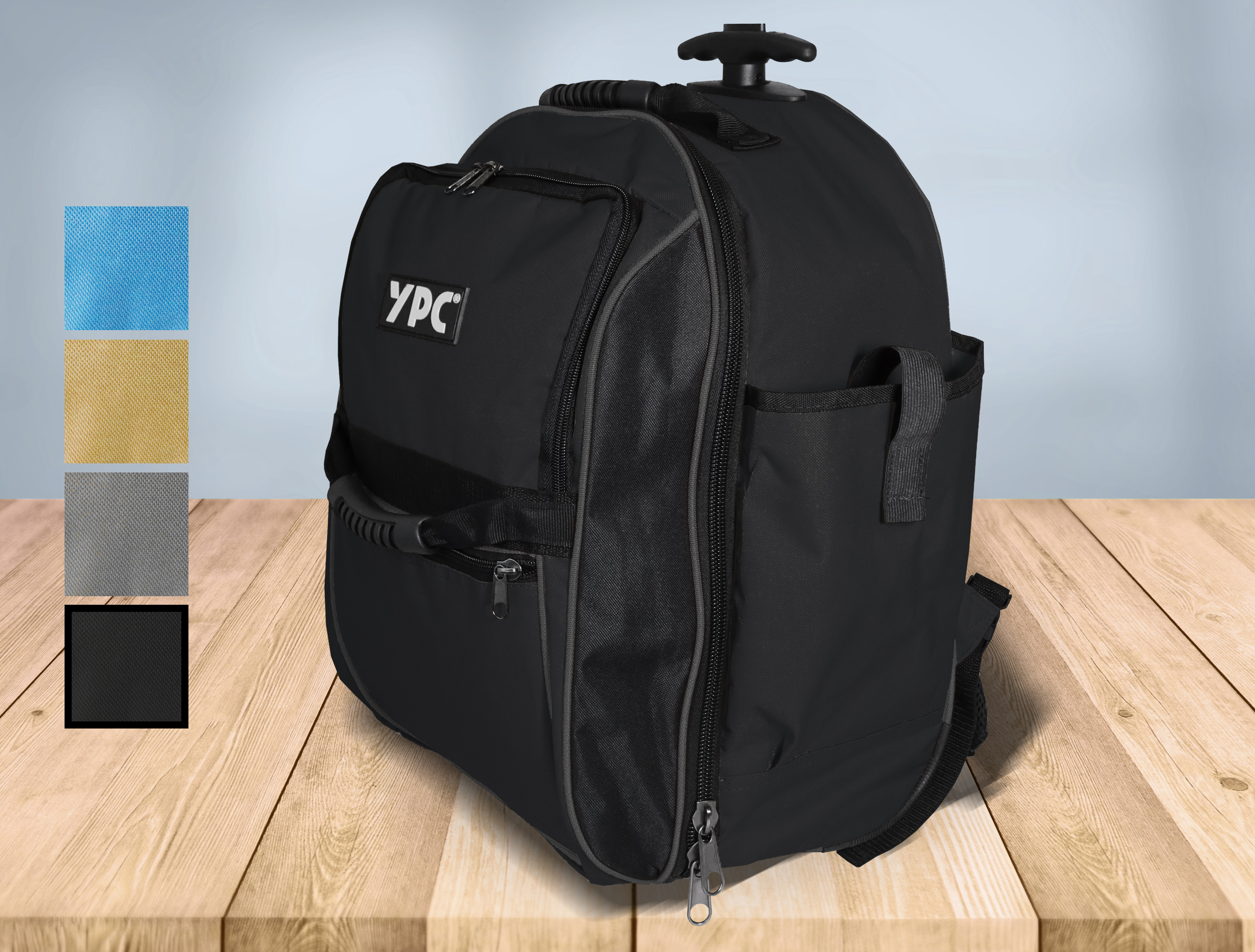 "Juggernaut" trolley tool backpack XXL, black, 54x36x25cm, 15 kg load capacity