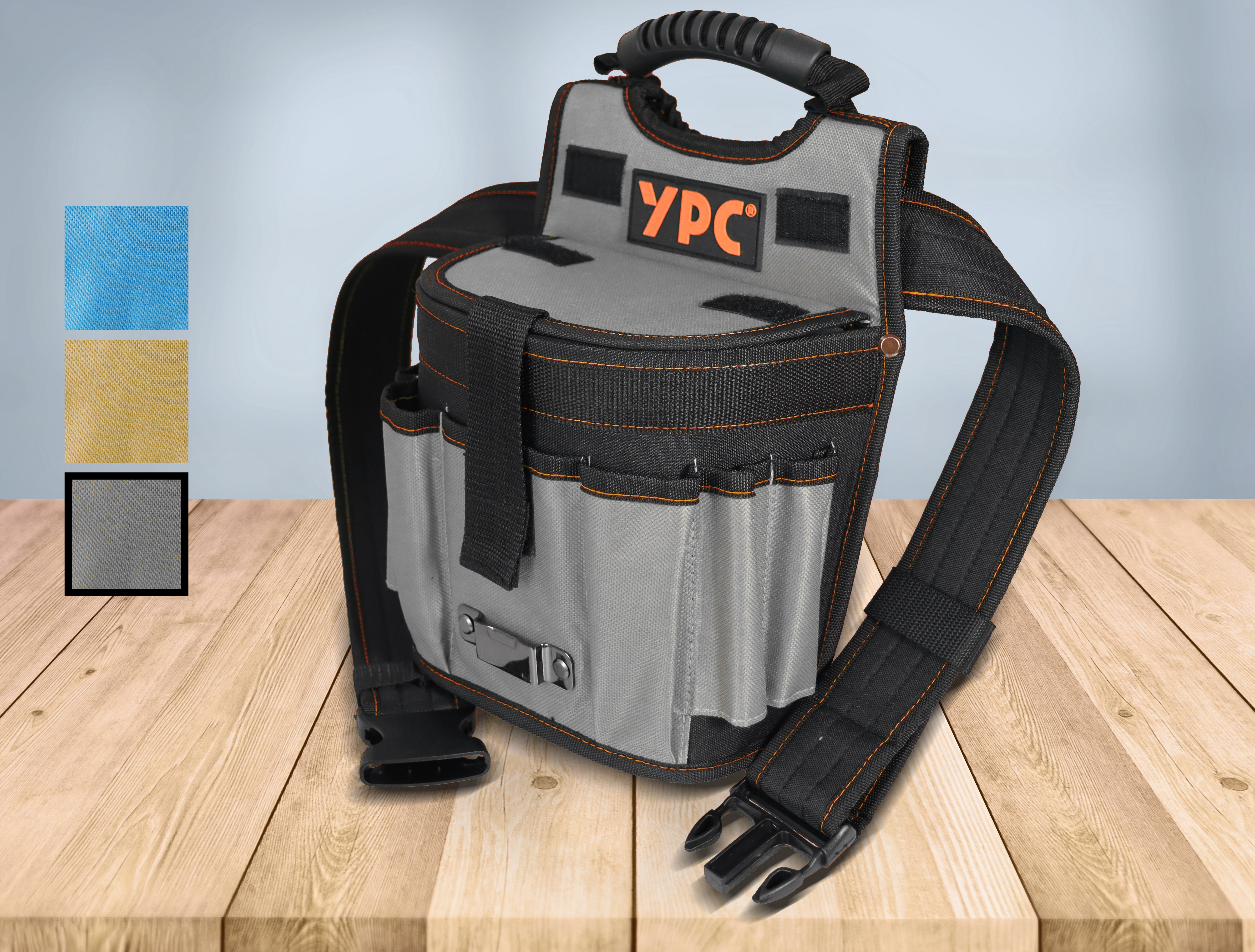 "Rapid" belt bag XXL, grey-black, 29x20x13cm, 5 kg load capacity