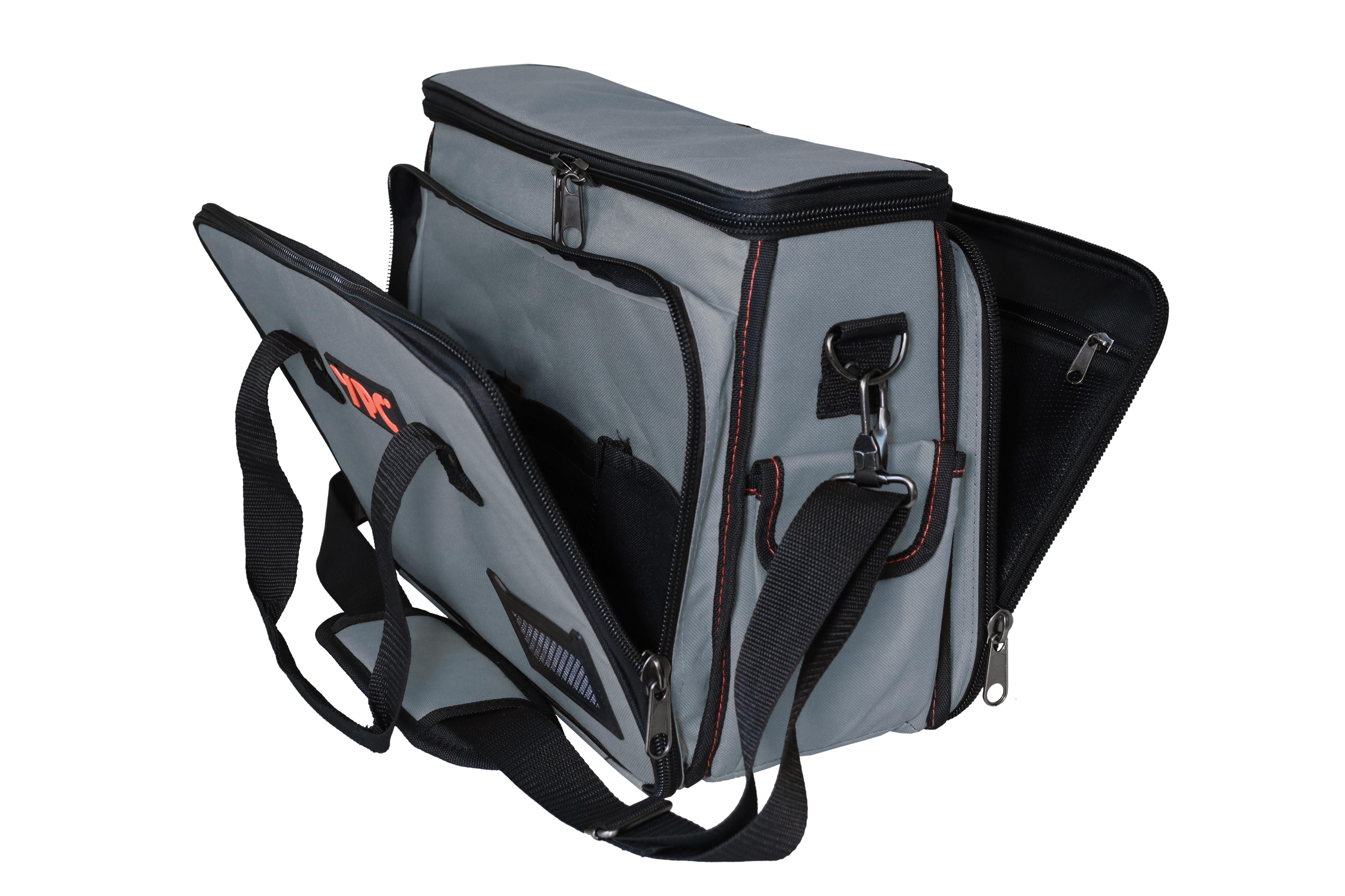 "Operator" tool bag XL, grey-black, 40x32x20cm, 20 kg load capacity